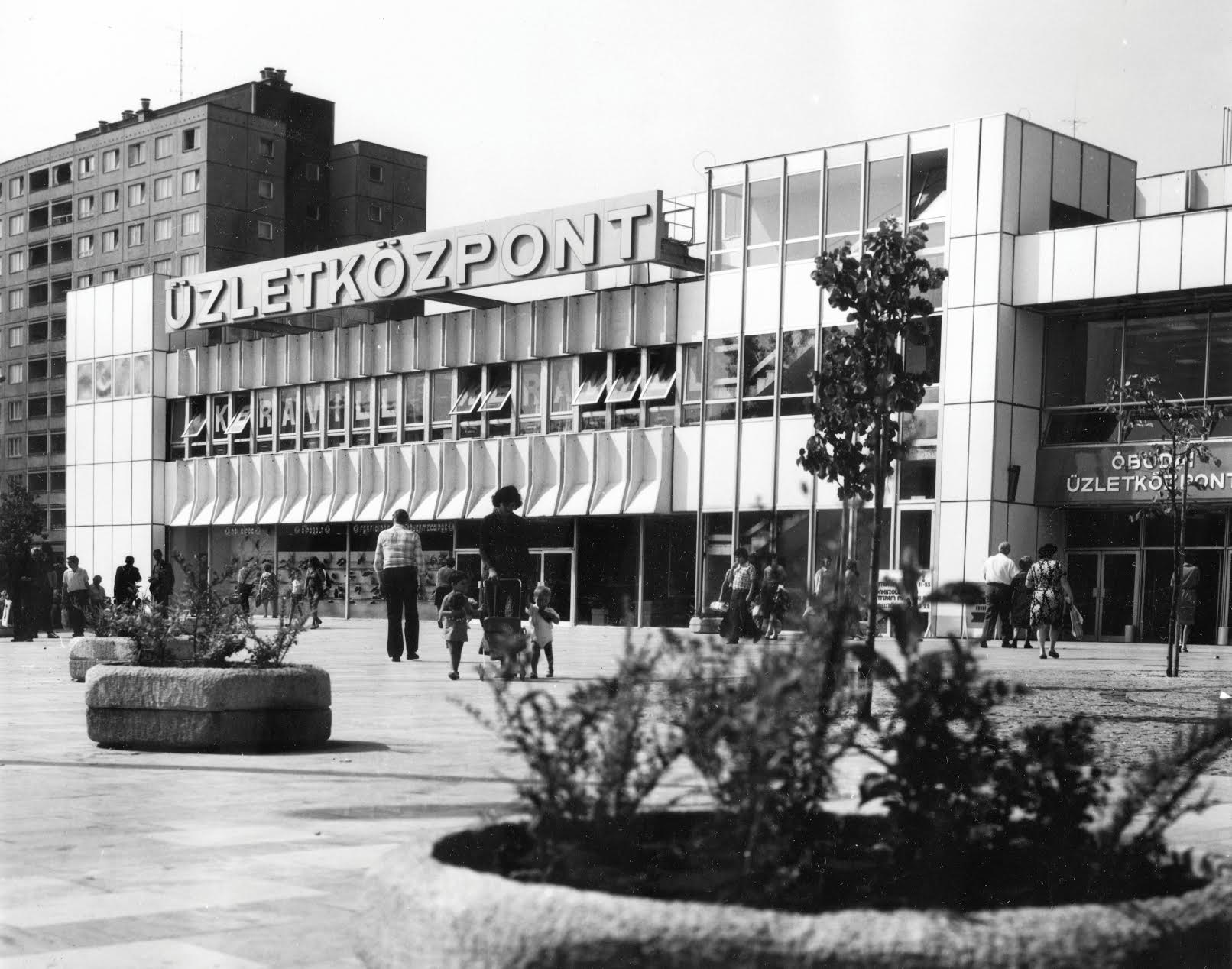 A Flórián téri bevásárlóközpont 1979. Forrás: Fortepan